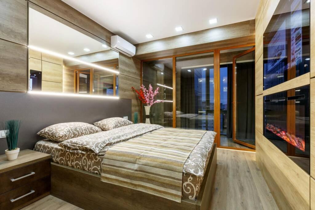 City Center. Panoramic Windows. Fireplace. Кишинёв Экстерьер фото